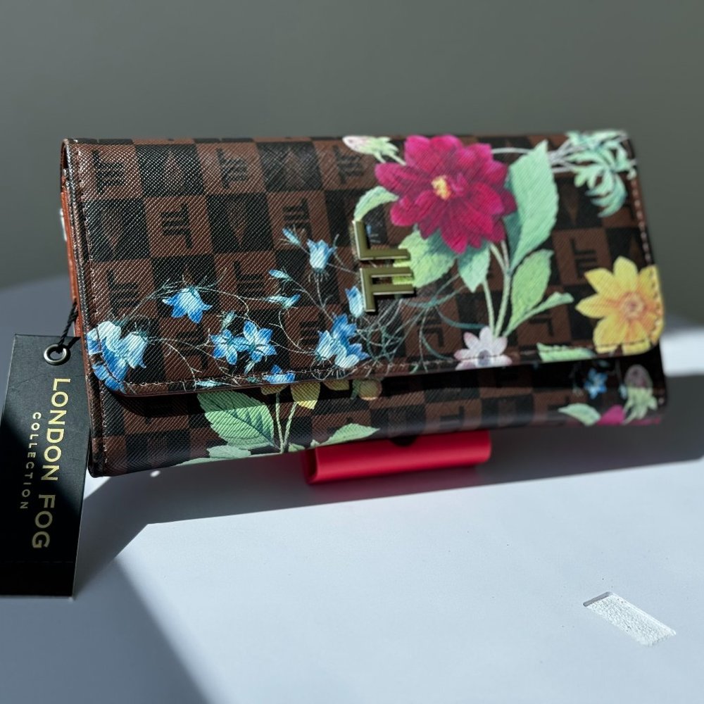 Flap Wallet Floral